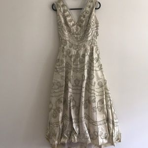 Stunning true vintage lace and sequin dress